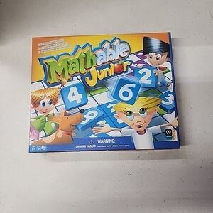 Mathable Junior Board Game for Kids - Blue and Green